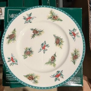 salad plates - Mikasa Christmas Wish super strong fine china (set of 4)
